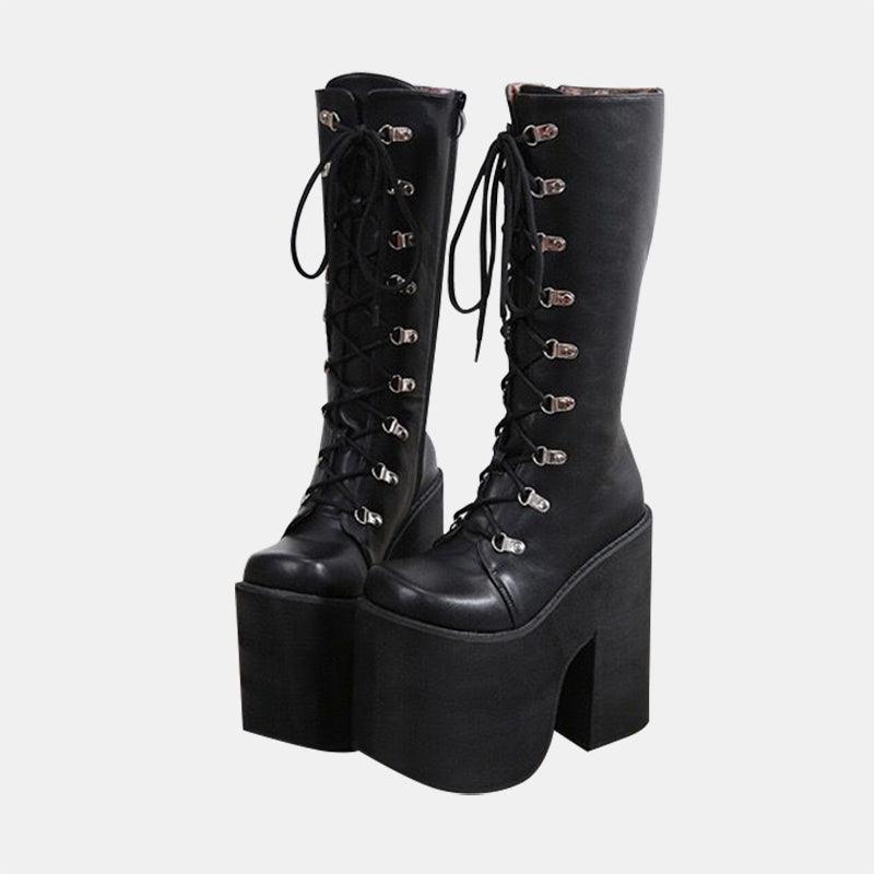 Platform High Boots