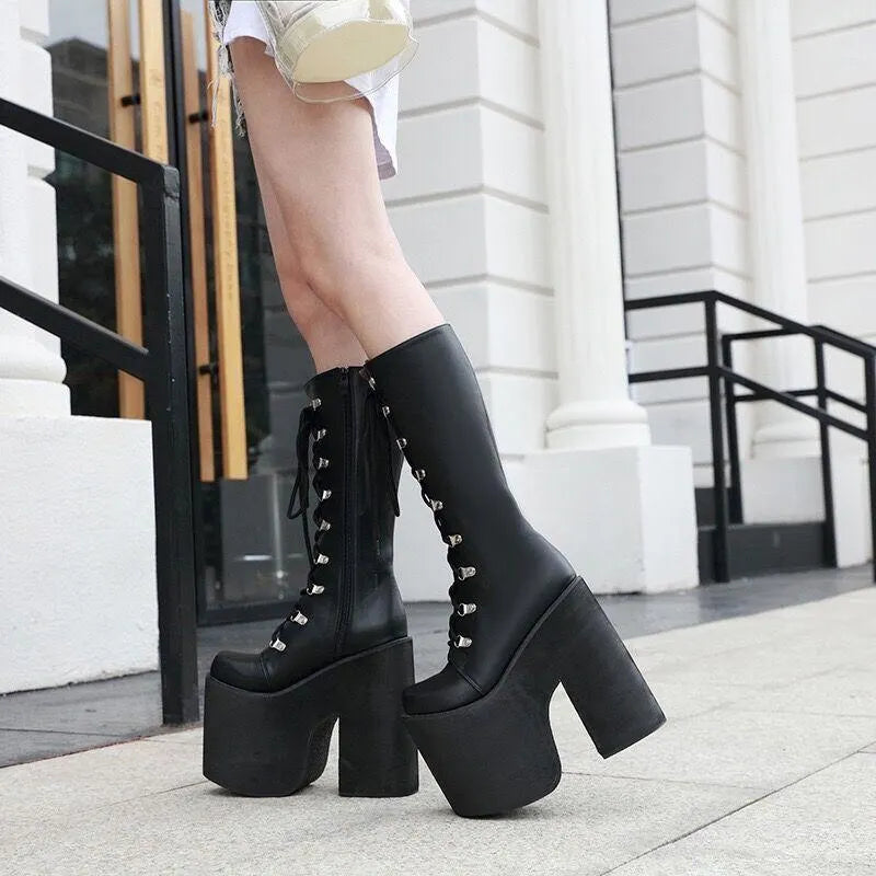 Platform High Boots