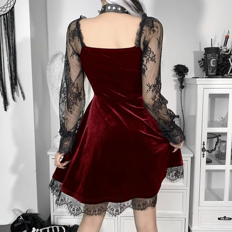 Dark Season Fall Gothic Dress
