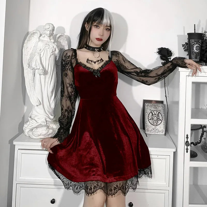 Dark Season Fall Gothic Dress