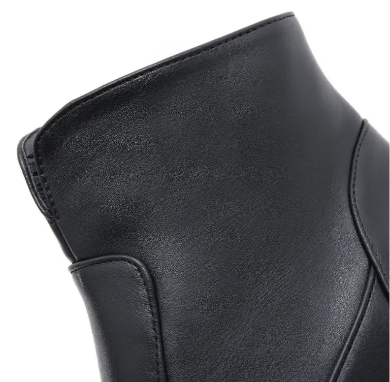 High Heel Platform Boots