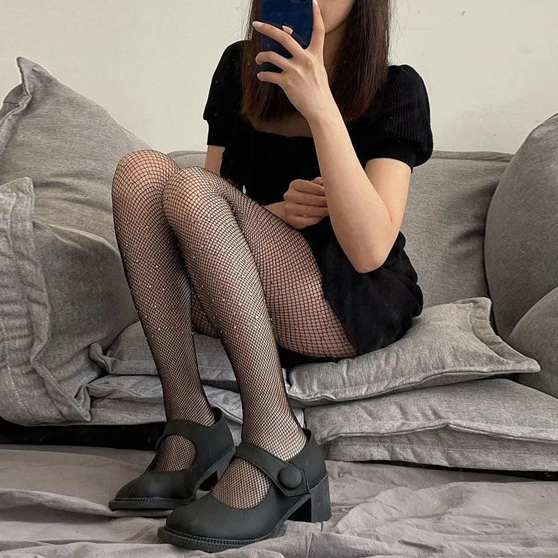 Diamond Net Pantyhose
