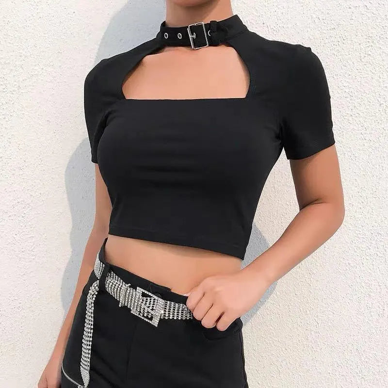 Choker Collar T-shirt