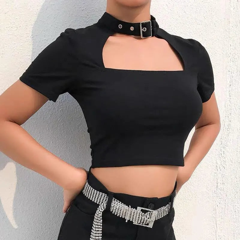 Choker Collar T-shirt