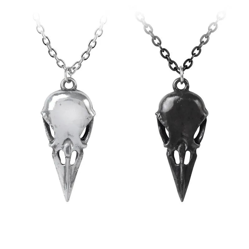 Crow Skull Necklace