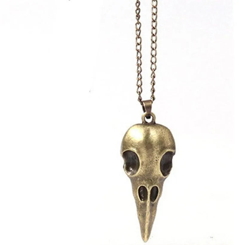 Crow Skull Necklace