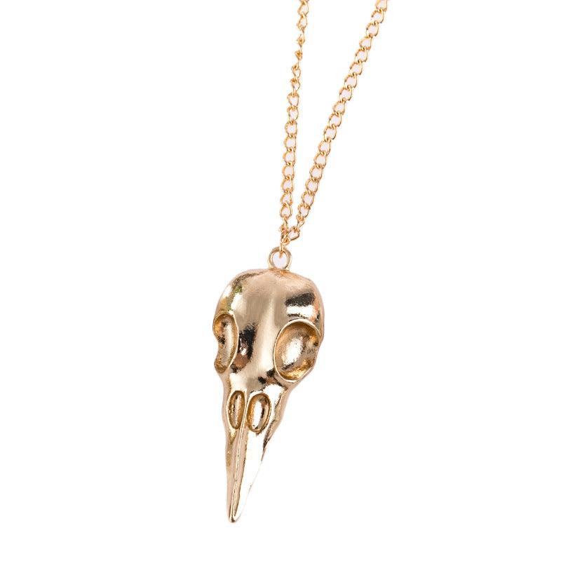 Crow Skull Necklace