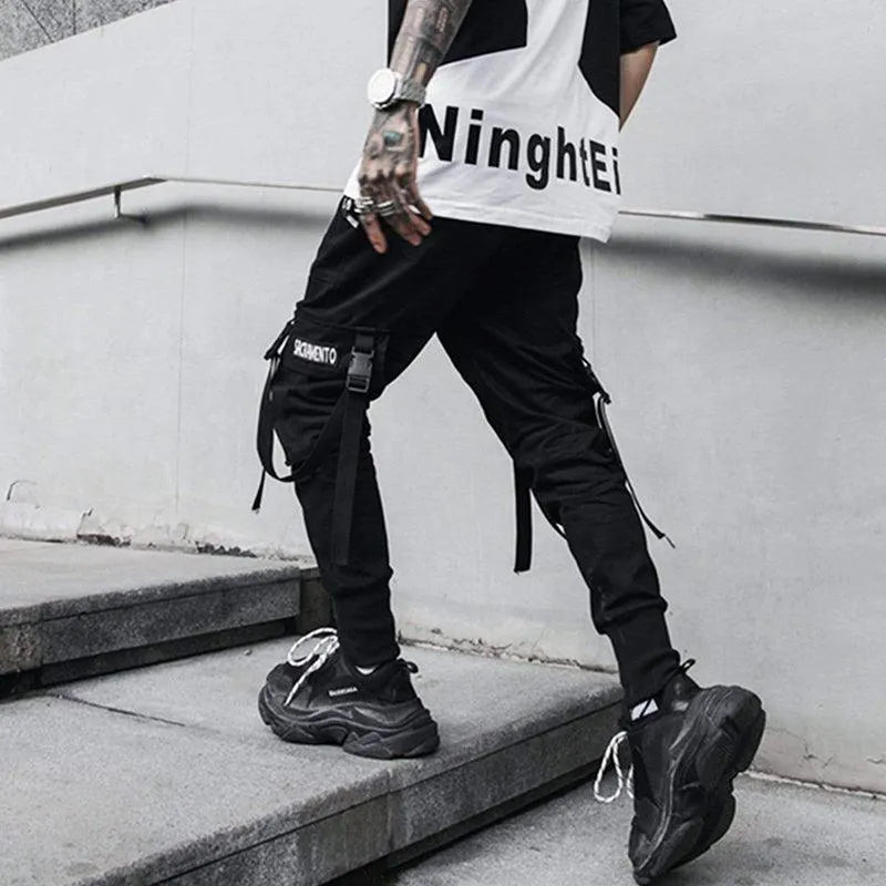 Letter Print Street Pants