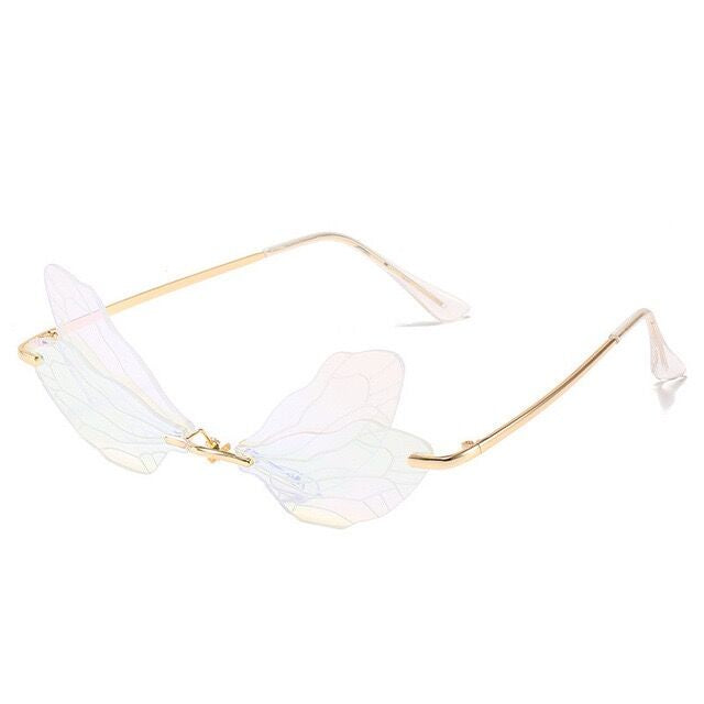 I Am A Dragonfly Colorful Sunglasses
