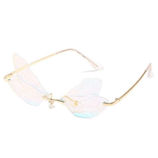 I Am A Dragonfly Colorful Sunglasses