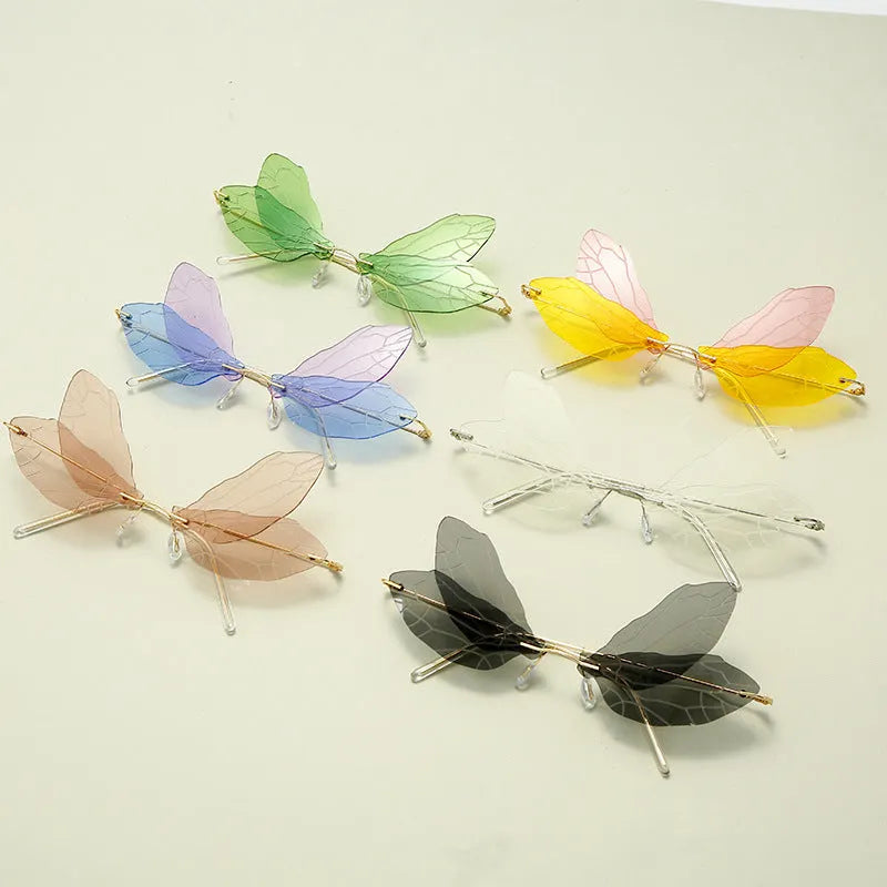 I Am A Dragonfly Colorful Sunglasses
