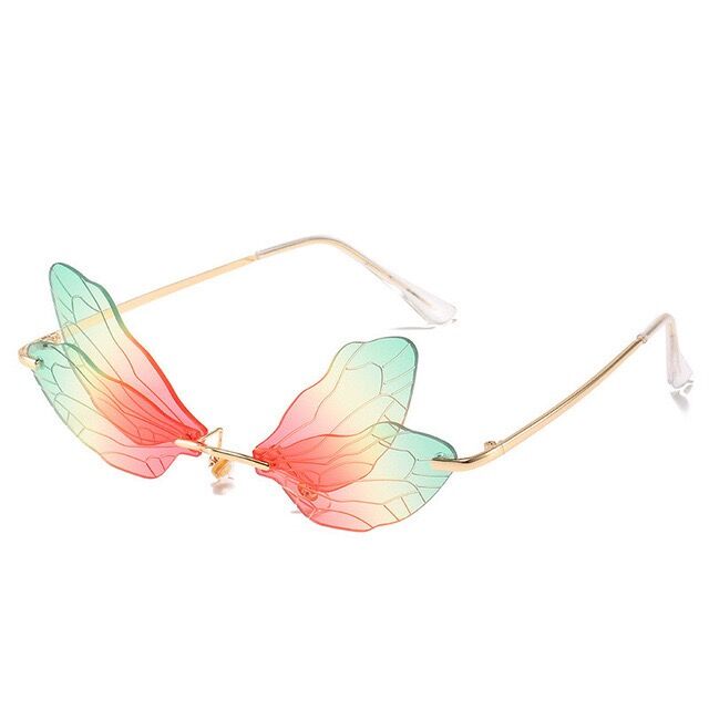 I Am A Dragonfly Colorful Sunglasses