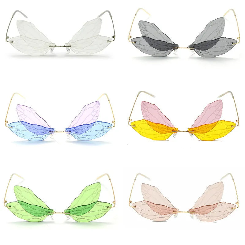 I Am A Dragonfly Colorful Sunglasses