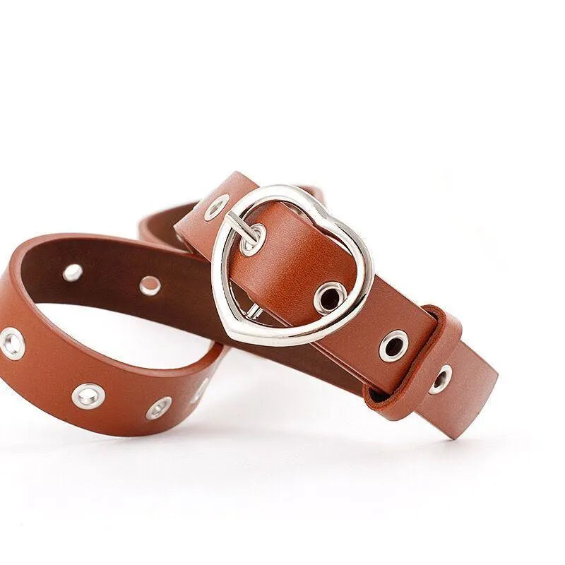 Heart Buckle Belt