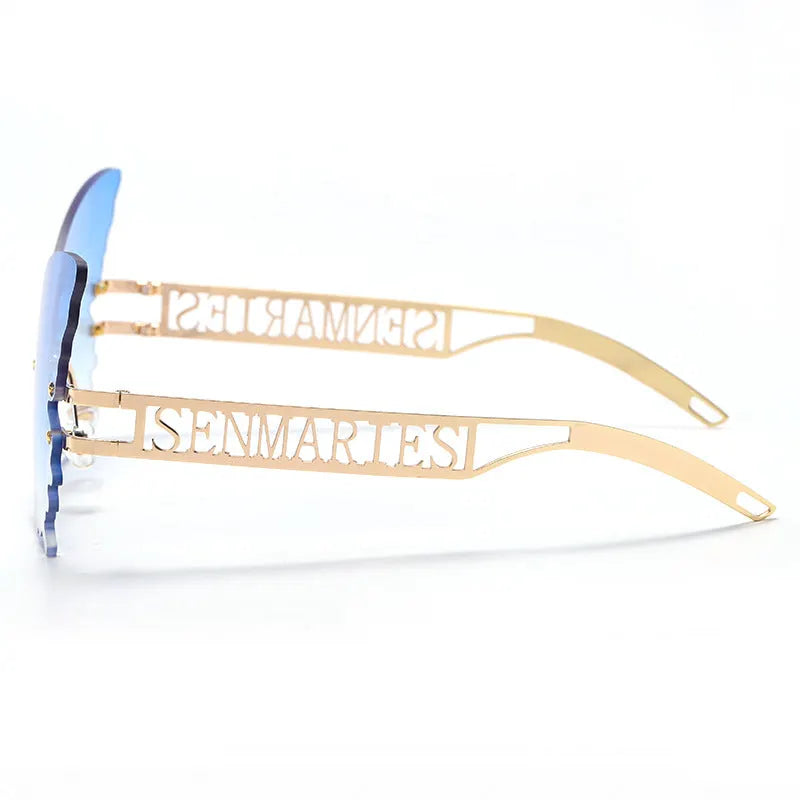 Read My Mind Butterfly Clear Sunglasses