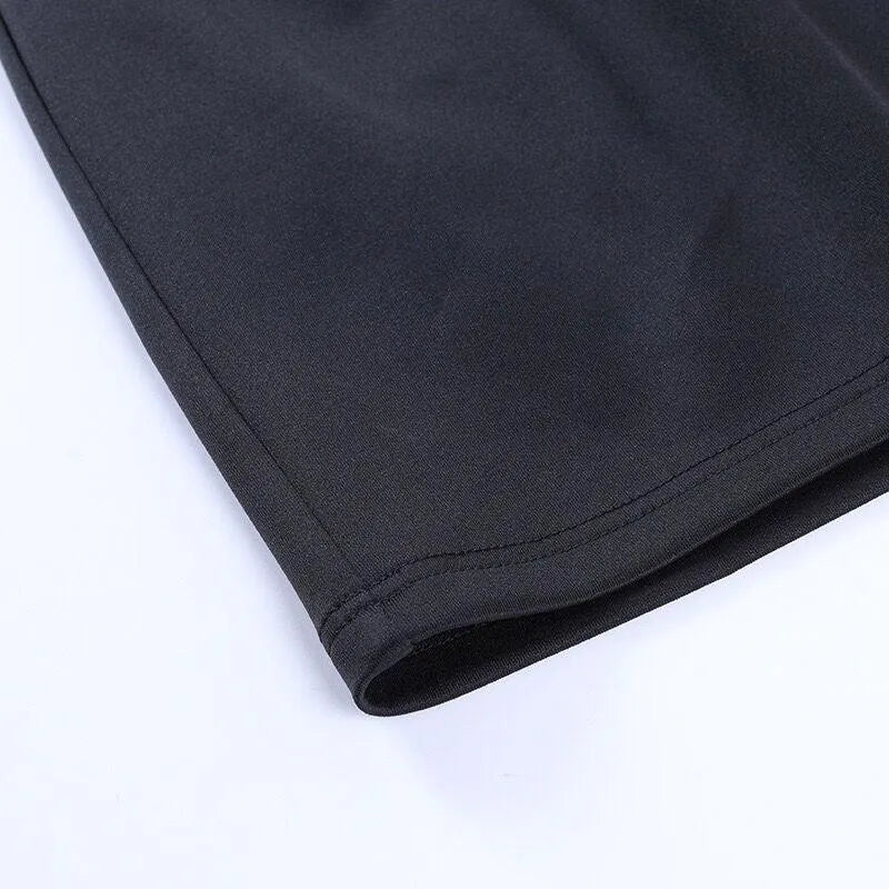 Elastic Waist Hooded Sweater Dress