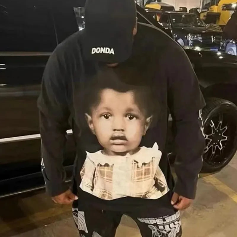 Baby Image Fake Two Piece T-shirt