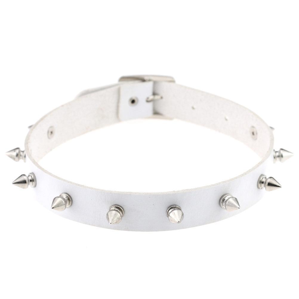Black Spiked Collar Choker