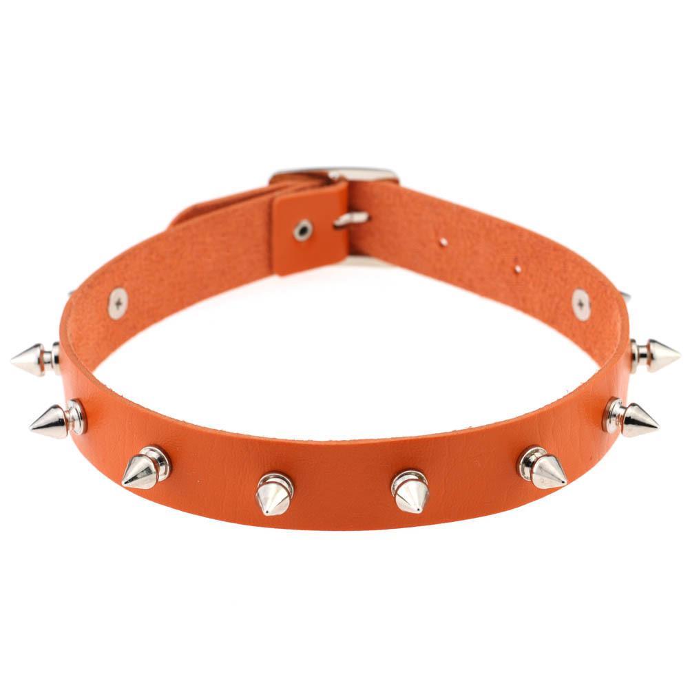 Black Spiked Collar Choker