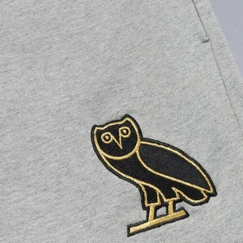 Owl Print Sports Hoodie and Pants
