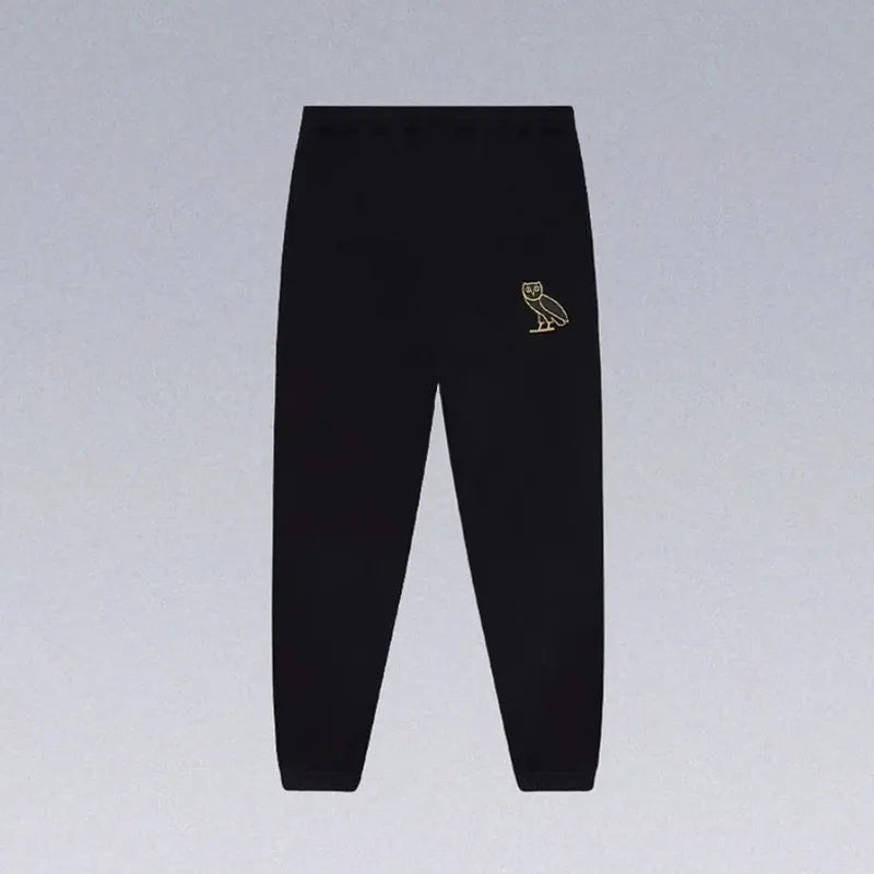 Owl Print Sports Hoodie and Pants
