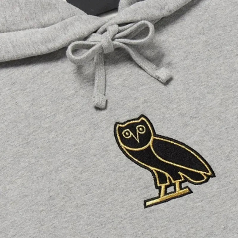 Owl Print Sports Hoodie and Pants