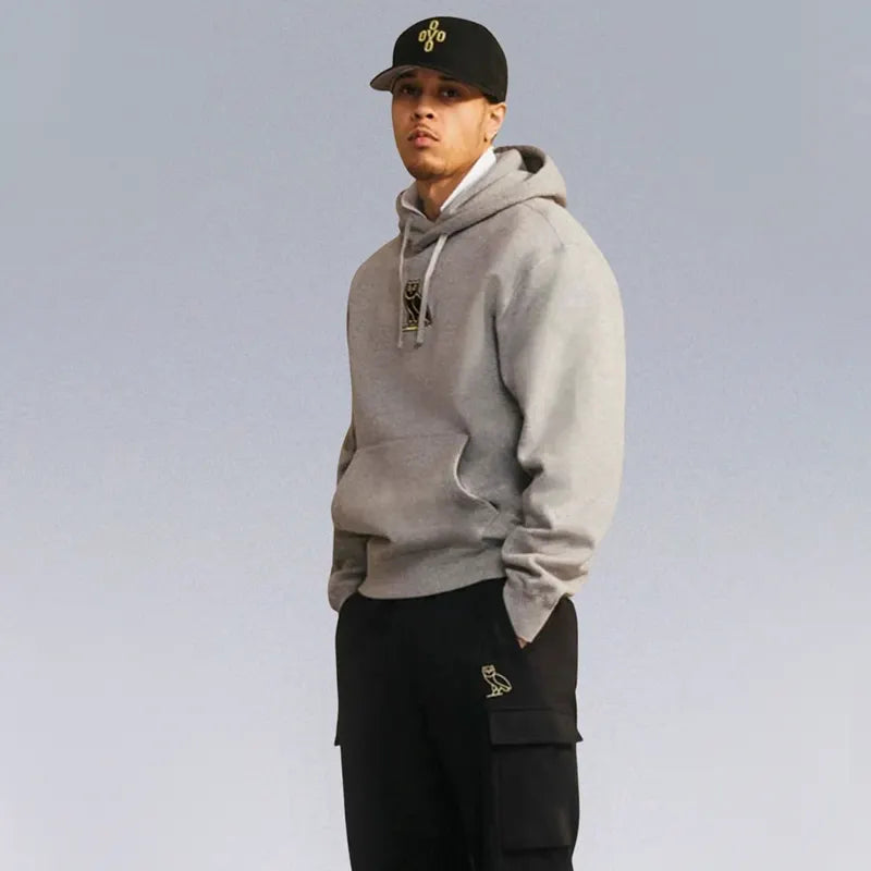 Owl Print Sports Hoodie and Pants
