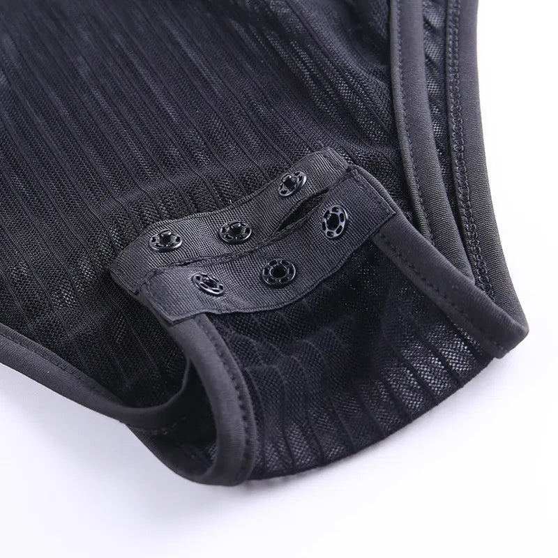 Gothic Back Hollow Trendy Top