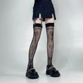 Peach Heart Lace Stockings