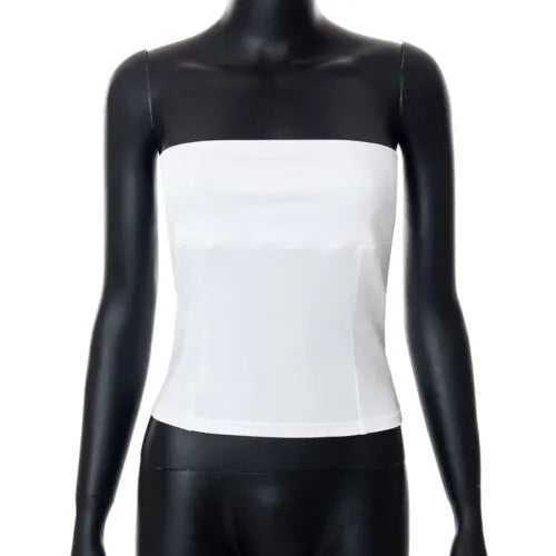 Sleeveless Sheath Strapless Bustier Top