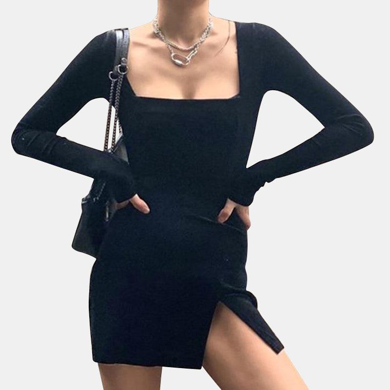 Figure Me Out Velvet Dress