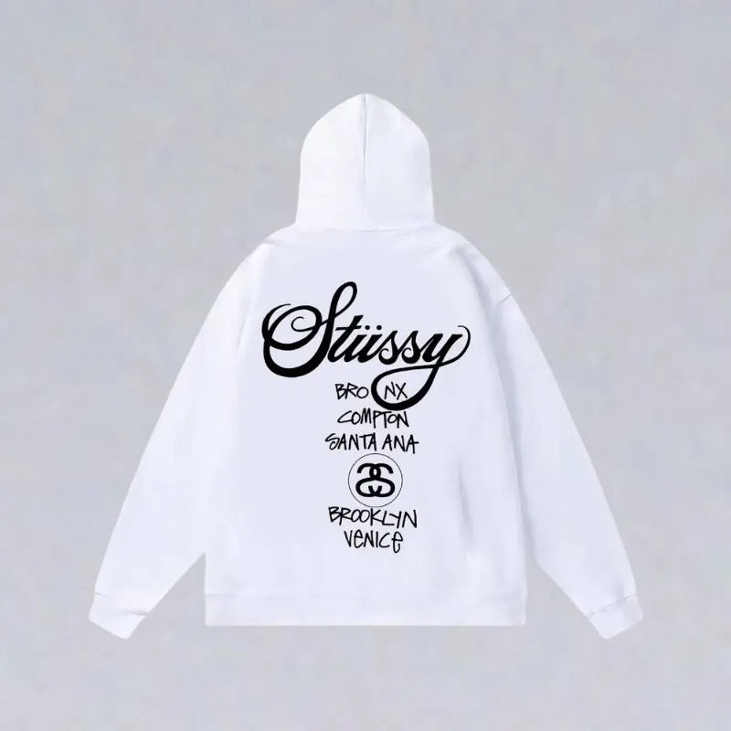 8 Ball Letter Print Hoodie