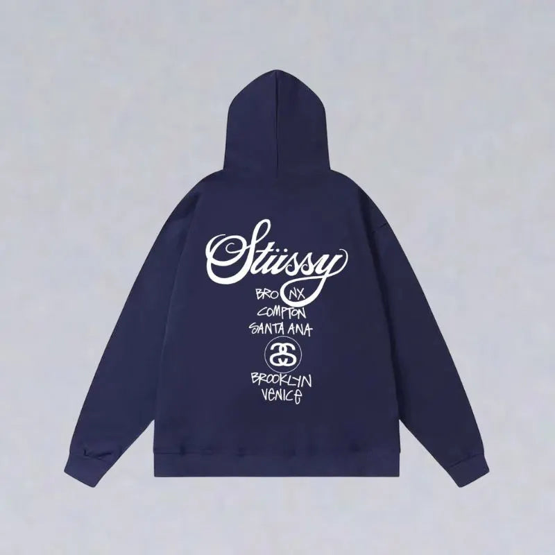 8 Ball Letter Print Hoodie