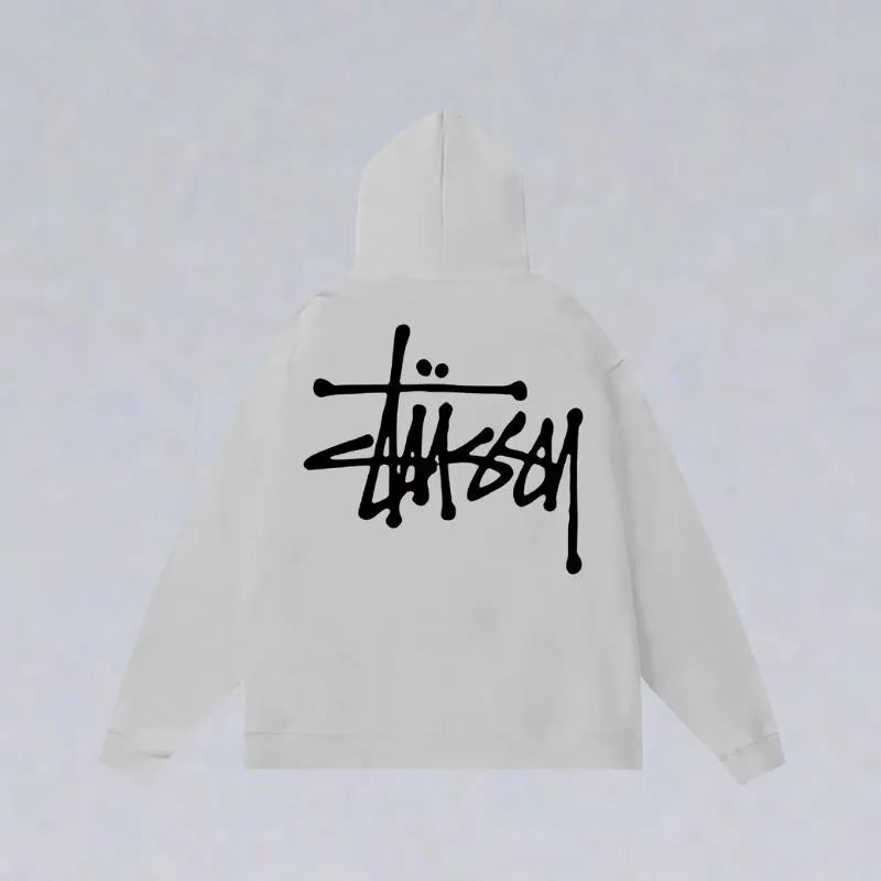 8 Ball Letter Print Hoodie