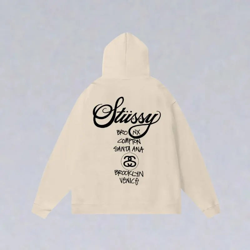 8 Ball Letter Print Hoodie