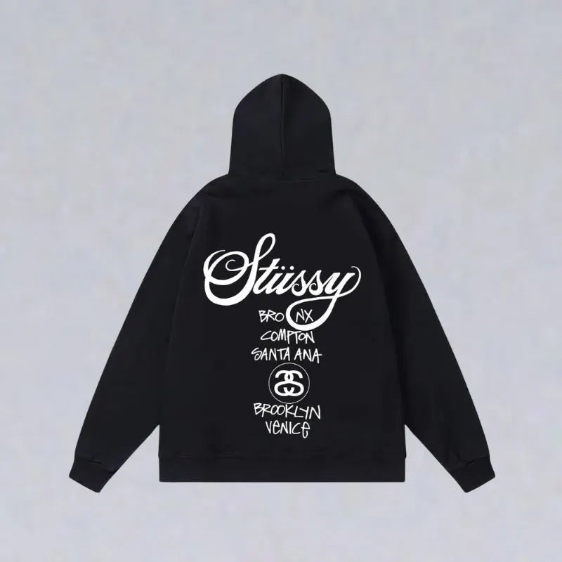 8 Ball Letter Print Hoodie