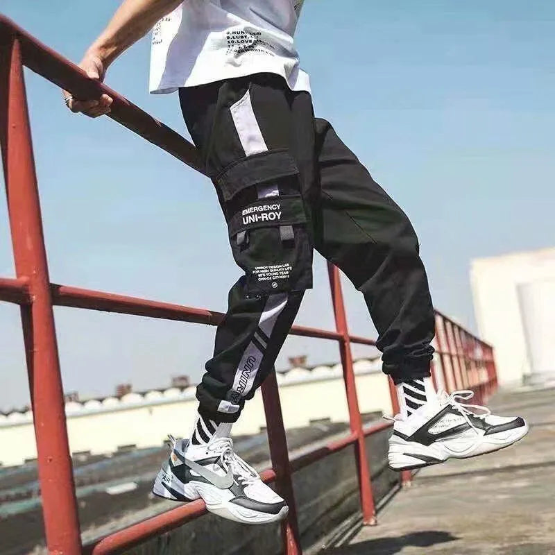 Letter Print Hiphop Pants