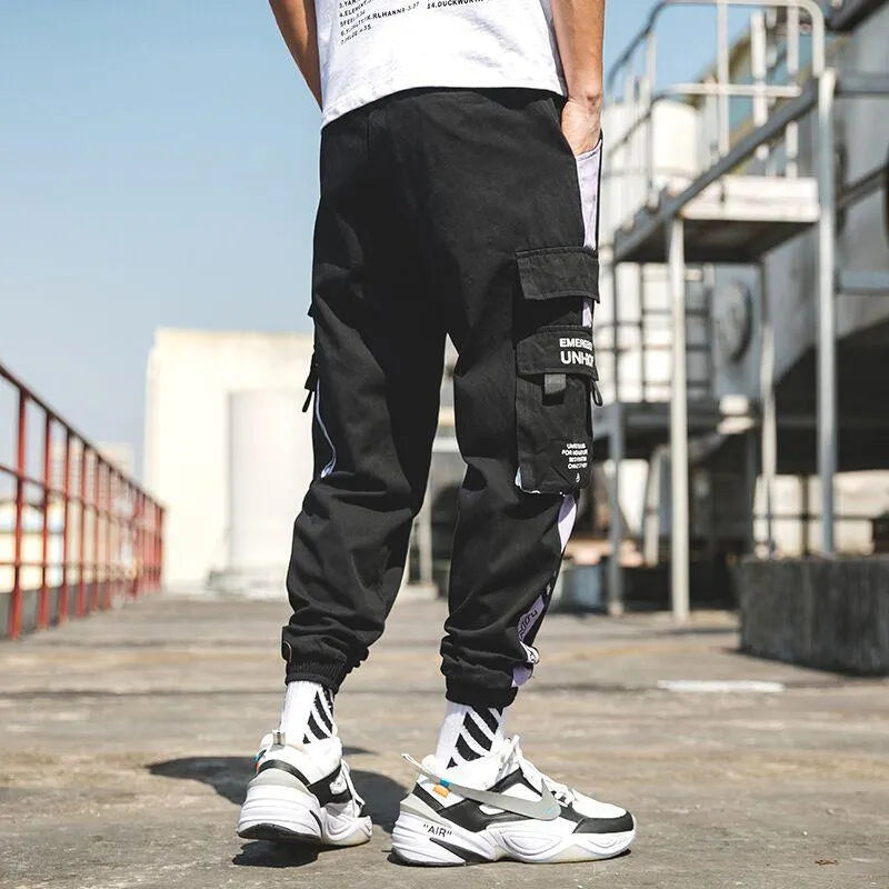 Letter Print Hiphop Pants