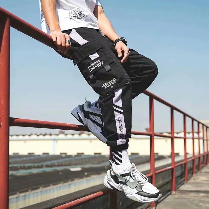 Letter Print Hiphop Pants