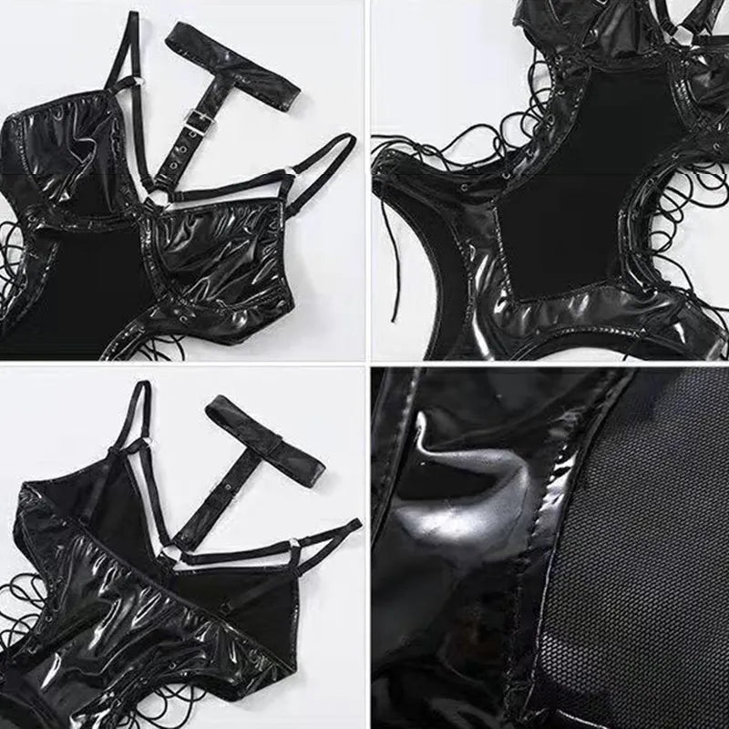 Take Me Out Lace Up Lingerie