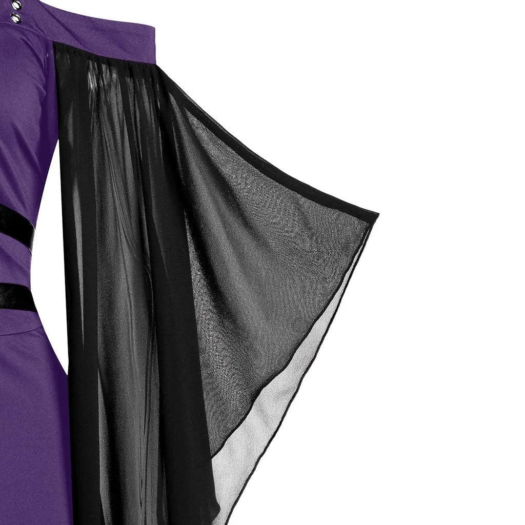 Mesh Stitching Bandage Sling Dress