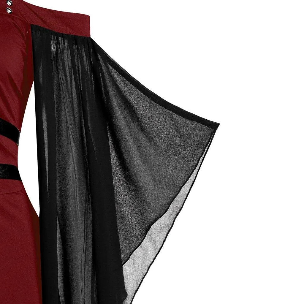 Mesh Stitching Bandage Sling Dress