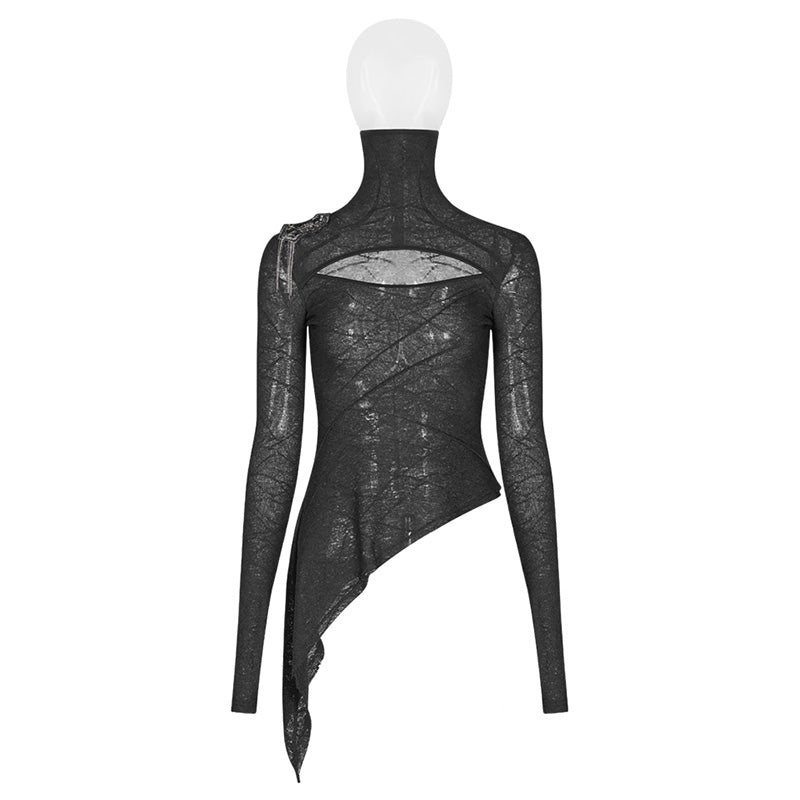Slim Mesh Punk Translucent T-shirt