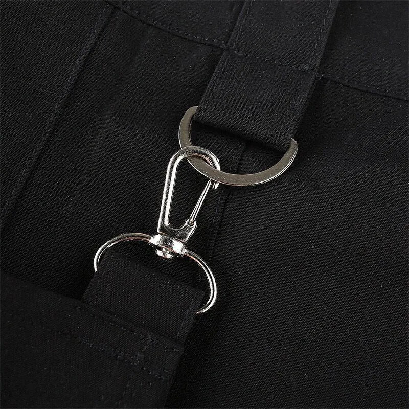 Grommet Strap Pocket Mini Skirt