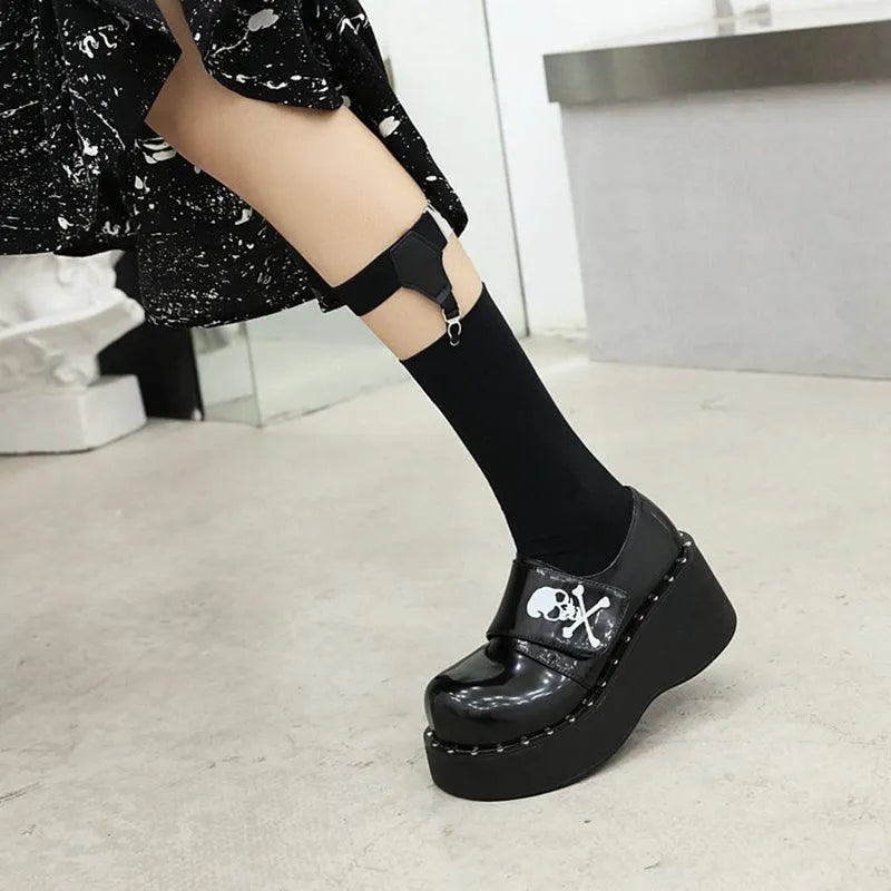Mary Jane Dark Vintage Shoes