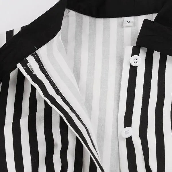 Stripe Midi Dress With Bow