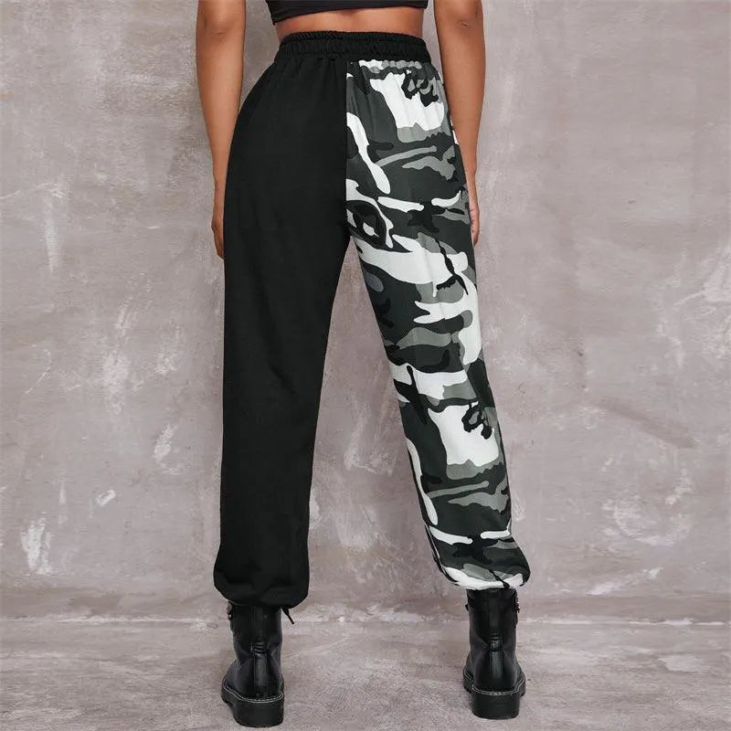 Contrast Chain Personalized Pants