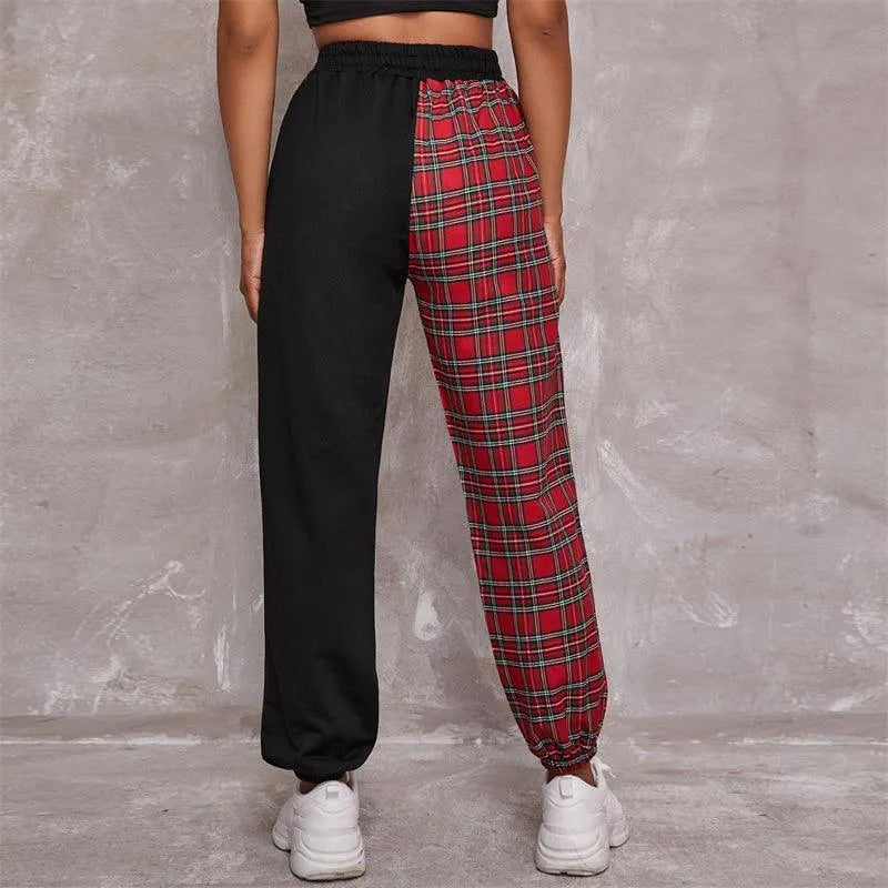 Contrast Chain Personalized Pants