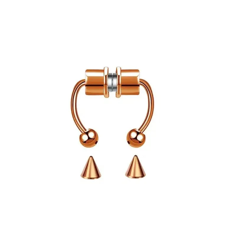 Fake Piercing Nose Septum Ring