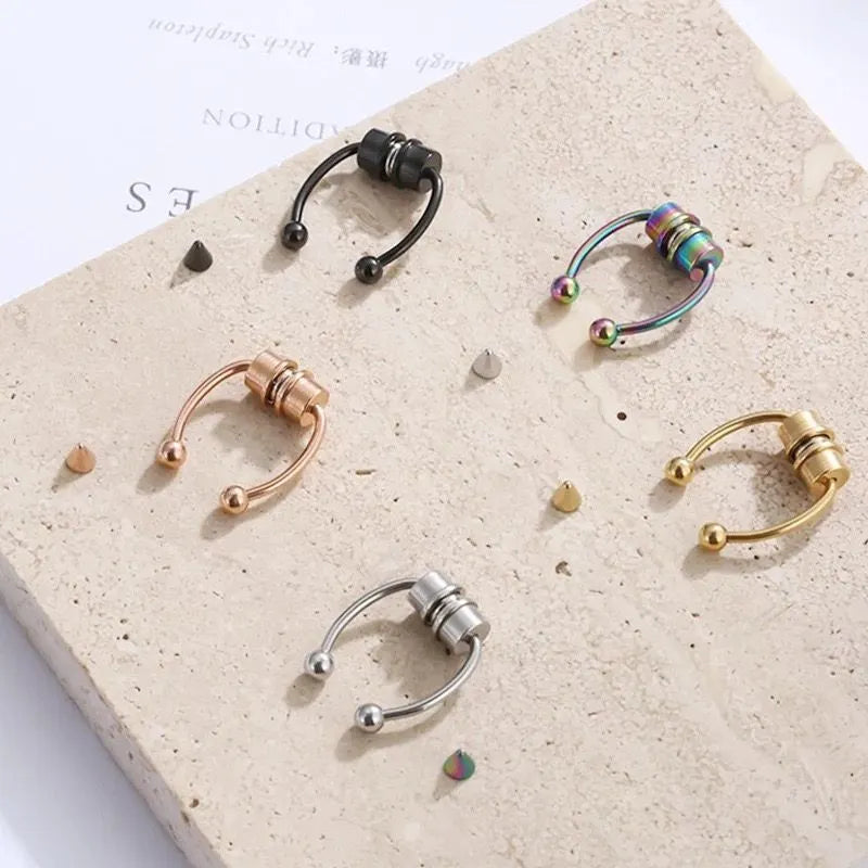Fake Piercing Nose Septum Ring